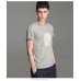 Lilbetter Cotton Round Neck Gray Skull Embroidery Tee