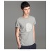 Lilbetter Cotton Round Neck Gray Skull Embroidery Tee