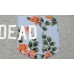 Lilbetter Cotton Round Neck Drop Dead Flower Pocket Gray Tee