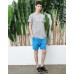 Lilbetter Cotton Round Neck Drop Dead Flower Pocket Gray Tee
