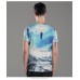 Lilbetter European Style 3D printing Male Star Tide Creative Tee