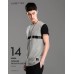 Lilbetter Black Gray Side Zip Tee