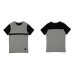 Lilbetter Black Gray Side Zip Tee