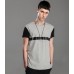 Lilbetter Black Gray Side Zip Tee