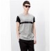 Lilbetter Black Gray Side Zip Tee