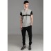 Lilbetter Black Gray Side Zip Tee