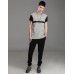 Lilbetter Black Gray Side Zip Tee