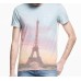SELECTED Men Paris Eiffel Tower Print Tee