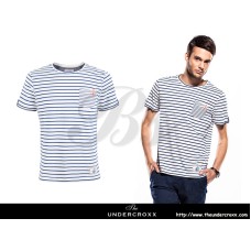 SELECTED Men Pocket Anchors Striped Tee