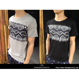 TheUndercroxx 3061S Python Print Fashion Tee