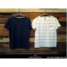 TheUndercroxx 3051S Pocket Anchors Button Stripe Tee