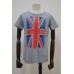 TheUndercroxx 3052S Iron Star Drill Britain Flag Grey Tee