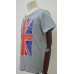 TheUndercroxx 3052S Iron Star Drill Britain Flag Grey Tee