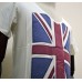 TheUndercroxx 3060S Britain Flag V neck White Tee