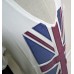 TheUndercroxx 3060S Britain Flag V neck White Tee