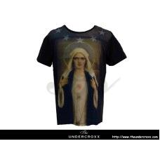 TheUndercroxx 3068S Star Neck Mary Necklace Tee