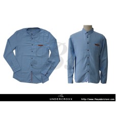 TheUndercroxx 6028L x Custom Tailor Pocket Blue Shirt