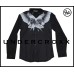 TheUndercroxx 6061L x Star Iron Collar x Owl Print Black Shirt