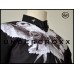 TheUndercroxx 6061L x Star Iron Collar x Owl Print Black Shirt