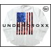 TheUndercroxx 6035L x American Flag White Print Shirt