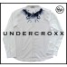 TheUndercroxx 6061L x Star Iron Collar x Owl Print White Shirt