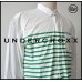 TheUndercroxx 6038L x Green Stripe White Shirt