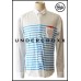 TheUndercroxx 6038L x Blue Stripe White Shirt