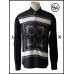 TheUndercroxx 6064L x  Owl Ring Print Black Shirt