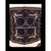 TheUndercroxx 6064L x  Owl Ring Print Black Shirt