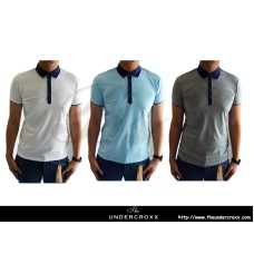 TheUndercroxx 2011S x Blue Tab 4 Button Polo