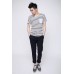 TheUndercroxx 3095S Pocket Anchors Print Stripe Tee