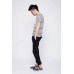 TheUndercroxx 3095S Pocket Anchors Print Stripe Tee