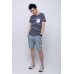 TheUndercroxx 3095S Pocket Anchors Print Stripe Tee