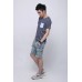 TheUndercroxx 3095S Pocket Anchors Print Stripe Tee