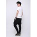 TheUndercroxx 3101S Metal Pentagram Star Rivet Leather Pocket Tee