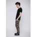 TheUndercroxx 3101S Metal Pentagram Star Rivet Leather Pocket Tee