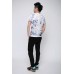 Undercroxx 3125S Red Stripe Painted Stone Wall Tee