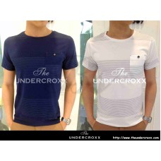 TheUndercroxx 3075S Pocket Anchors Button Stripe Tee